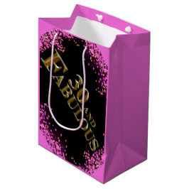 Sacola Para Presentes Média Aniversário de 30 anos