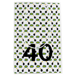 Sacola Para Presentes Média Aniversário de 40 anos de de História em quadrinho