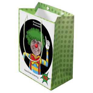 Sacola Para Presentes Média aniversário de 40 anos Novo Engraçado Palhaço Epic