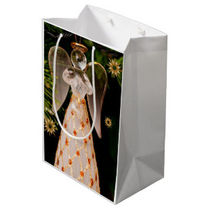 Sacola Para Presentes Média Anjo de Sacos de Presente de Natal