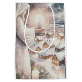 Sacola Para Presentes Média Anjos vigiam você