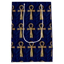 Ankh com Hieroglyphs egípcios