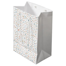 Sacola Para Presentes Média Annie Confetti Watercolor Dots Gift Bag