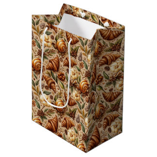 Sacola Para Presentes Média Ansiando Croissants