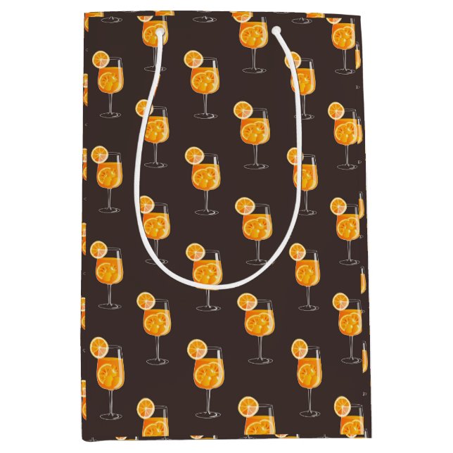 Sacola Para Presentes Média Aperol Spritz Cocktail Beink (Frente)