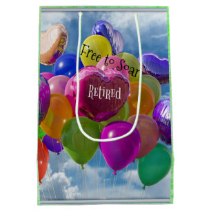 Sacola Para Presentes Média Aposentado, Livre para Soar