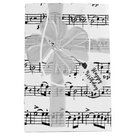 Sacola Para Presentes Média Arco De Aniversário Na Música