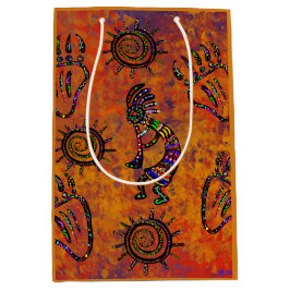 Sacola Para Presentes Média Arizona Desert Art