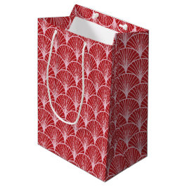 Sacola Para Presentes Média Art Deco Pattern Natal