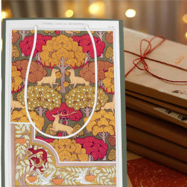 Sacola Para Presentes Média Art Nouveau Vintage Cal Verneuil