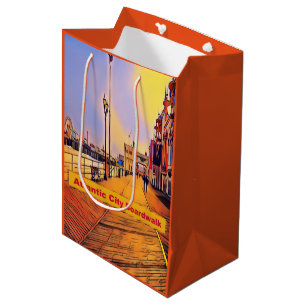 Sacola Para Presentes Média Arte Pop da Passarela da Praia