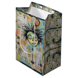 Sacola Para Presentes Média ArtLady 23 Encantada e angustiada