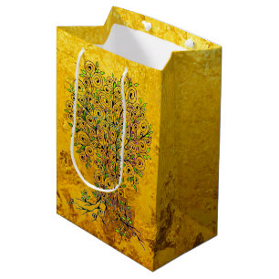 Sacola Para Presentes Média Árvore da Vida - Espirais Saem Frutas 1