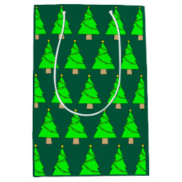 Sacola Para Presentes Média Árvore de Natal