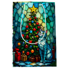 Sacola Para Presentes Média Árvore de Natal