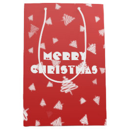 Sacola Para Presentes Média Árvore de Natal