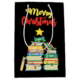 Sacola Para Presentes Média Árvore de Natal Bookie II