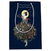 Árvore de Natal de Moda Art Déco Elegante Retro