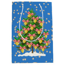 Árvore de Natal Decorada com Limão