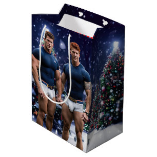 Sacola Para Presentes Média Árvore de Natal decorada de SlipperyJoe