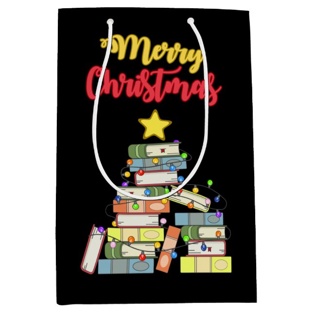 Sacola Para Presentes Média Árvore de Natal I (Frente)