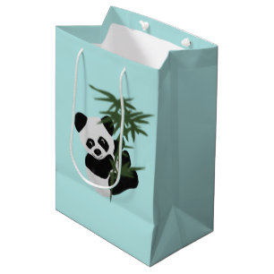Sacola Para Presentes Média As bolsas do presente da panda pequena