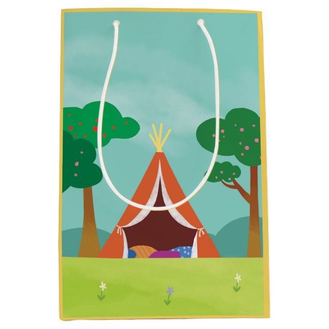 Sacola Para Presentes Média Ataque A Prevista Goodie De Aniversário / Sacos De (Frente)