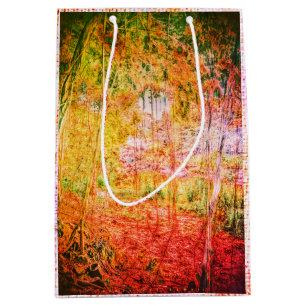 Sacola Para Presentes Média Através do Banyan/Wander com estrelas amanhecer,