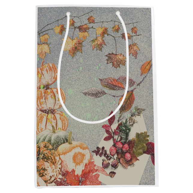 Sacola Para Presentes Média Autumn Gift Bag (Frente)