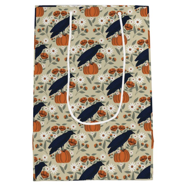 Sacola Para Presentes Média Autumn Watcher (Verso)