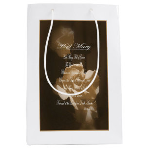Sacola Para Presentes Média Ave Mary Prayer