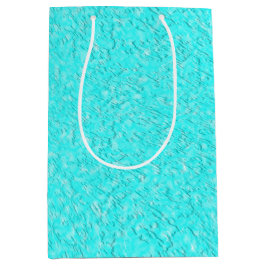 Sacola Para Presentes Média Azul Aqua