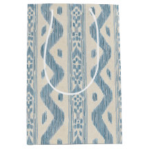 Azul Macio e Ikat Creme, Aparência Têxtil