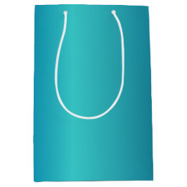 Sacola Para Presentes Média Azul metálico