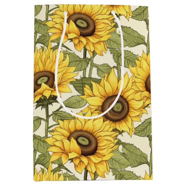 Sacola Para Presentes Média Bag Brilhante Amarelo-Brilhante (Frente)