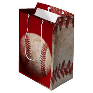 Sacola Para Presentes Média Bag de Presente de Foto de Baseball Autêntico