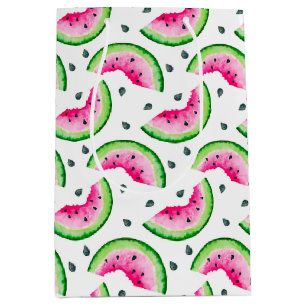 Sacola Para Presentes Média Bag de presente de melancia tropical fresca