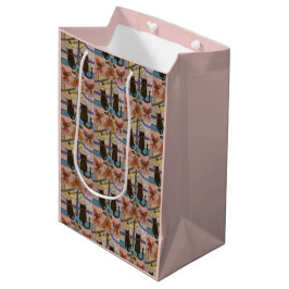 Sacola Para Presentes Média Bag de presente de Natal de Gato Negro