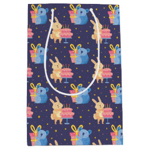 Sacola Para Presentes Média Bag de Presente Médio para Animais de Bela Noite