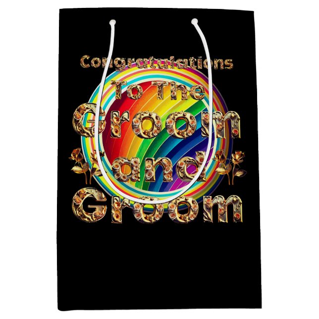 Sacola Para Presentes Média Bag de presente para homens gay (Frente)