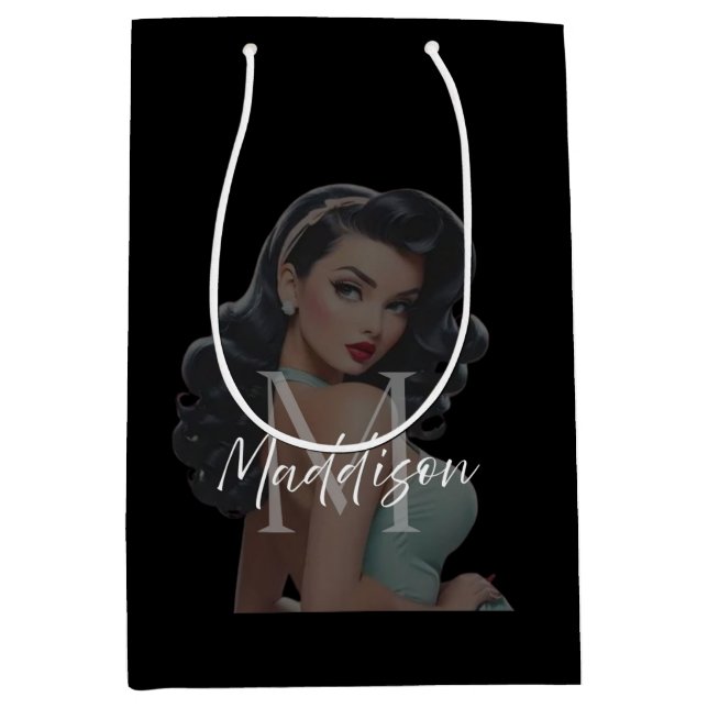 Sacola Para Presentes Média Bag de presentes personalizada | Casamentos Luxuos (Frente)