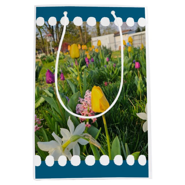 Sacola Para Presentes Média Bag de presentes personalizada floral