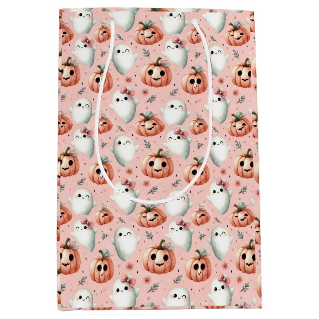 Sacola Para Presentes Média Bag Gift Halloween (Frente)