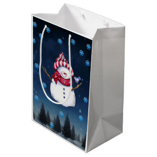 Sacola Para Presentes Média Bagagens de presentes de Natal