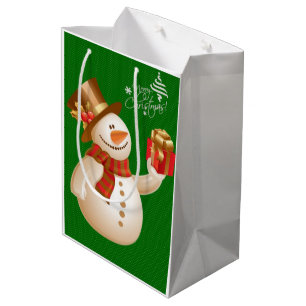 Sacola Para Presentes Média Bagagens de presentes de Natal