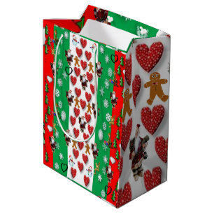 Sacola Para Presentes Média Bagagens de presentes de Natal