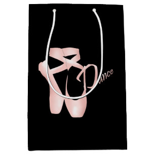 Sacola Para Presentes Média Balé Ballerina Pink Calçados Dance MGB