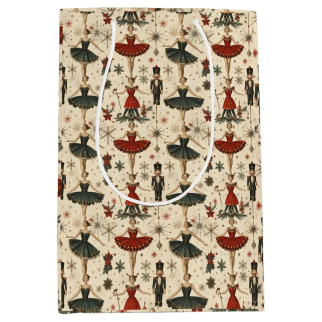 Sacola Para Presentes Média Ballerina Atemporal   (Frente)