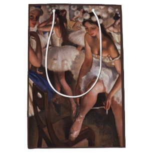 Sacola Para Presentes Média Ballerinas no camarim (por Serebriakova)