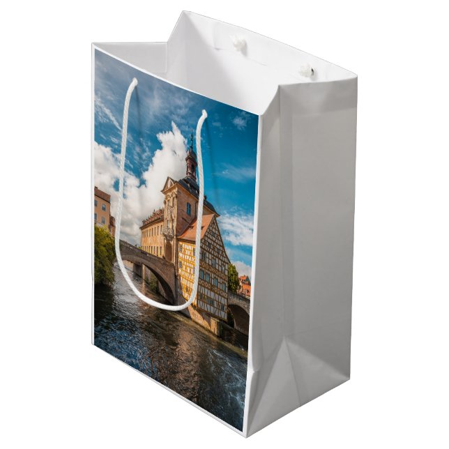 Sacola Para Presentes Média Bamberg Alemanha (Frente inclinada)